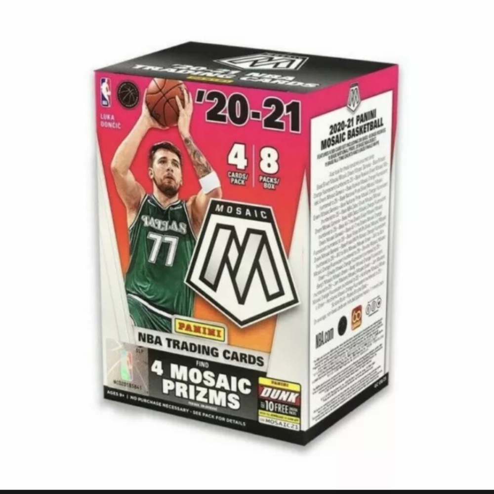 2020-21 Panini Mosaic Basketball Blaster Box - 8 Packs BRAND NEW SEALED!!!